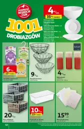 Gazetka promocyjna Auchan - z MAŁĄ CENKĄ dźwigniesz więcej! Hipermarket - Gazetka - ważna od 12.02 do 12.02.2025 - strona 50 - produkty: Kosz, Pojemnik, Obuwie, Owoce, Obrus