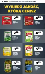 Gazetka promocyjna Netto - Artykuły spożywcze - Gazetka - ważna od 28.01 do 28.01.2024 - strona 12 - produkty: Krakus, Ser, Ogórki konserwowe, Kukurydza konserwowa, Pudliszki, Groszek, Kukurydza