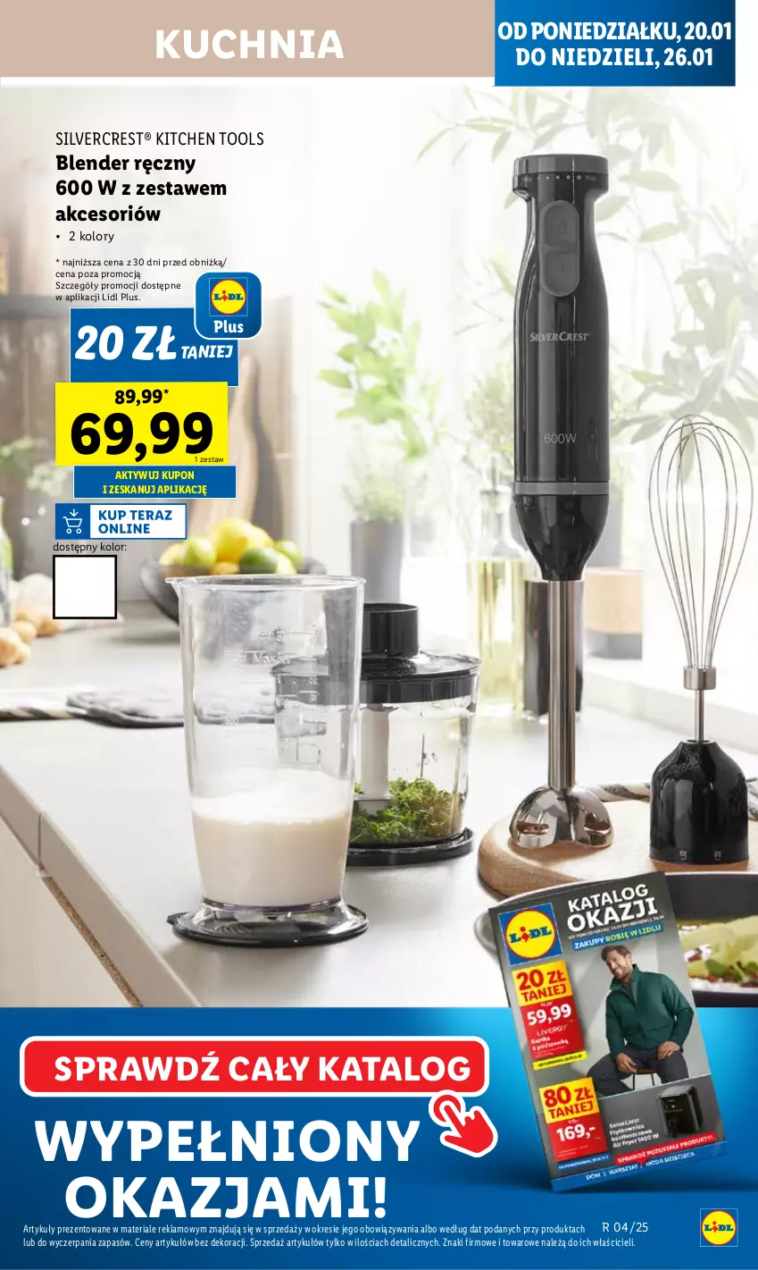 Gazetka promocyjna Lidl - GAZETKA - ważna 20.01 do 22.01.2025 - strona 17 - produkty: Blender, Blender ręczny, Kuchnia, Silvercrest