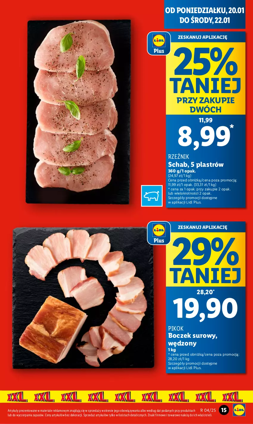 Gazetka promocyjna Lidl - GAZETKA - ważna 20.01 do 22.01.2025 - strona 19 - produkty: Boczek, PIKOK