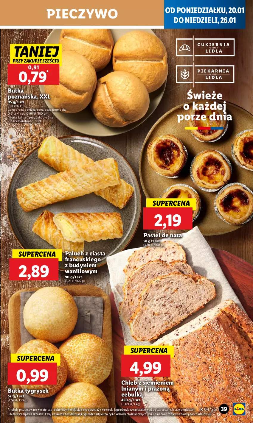 Gazetka promocyjna Lidl - GAZETKA - ważna 20.01 do 22.01.2025 - strona 43 - produkty: Bułka, Chleb, Gry, Piec, Pieczywo