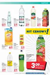 Gazetka promocyjna Makro - [Oferta promocyjna] Artykuły spożywcze i przemysłowe - Gazetka - ważna od 27.06 do 27.06.2022 - strona 11 - produkty: Sok pomarańczowy, Sok, Mus, Gra, Grappa, Napoje, Sok jabłkowy, Schweppes, Lipton, Muszynianka, Napój gazowany, Tymbark, Sok pomidorowy, Woda, Napój, Cisowianka, Hortex