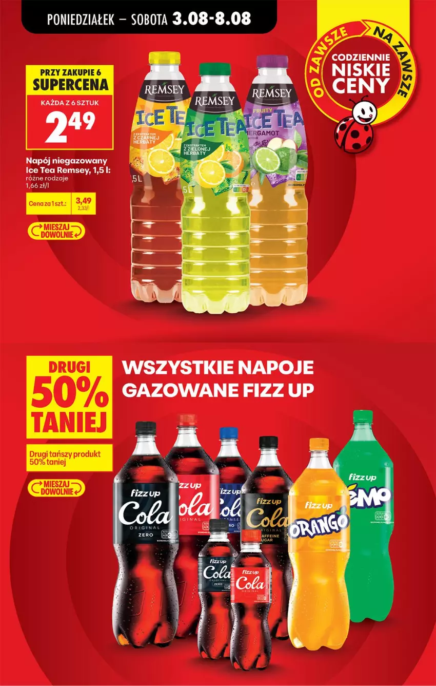 Gazetka promocyjna Biedronka - Od Poniedziałku - ważna 03.08 do 08.08.2026 - strona 13 - produkty: Fa, Ice tea, Napoje