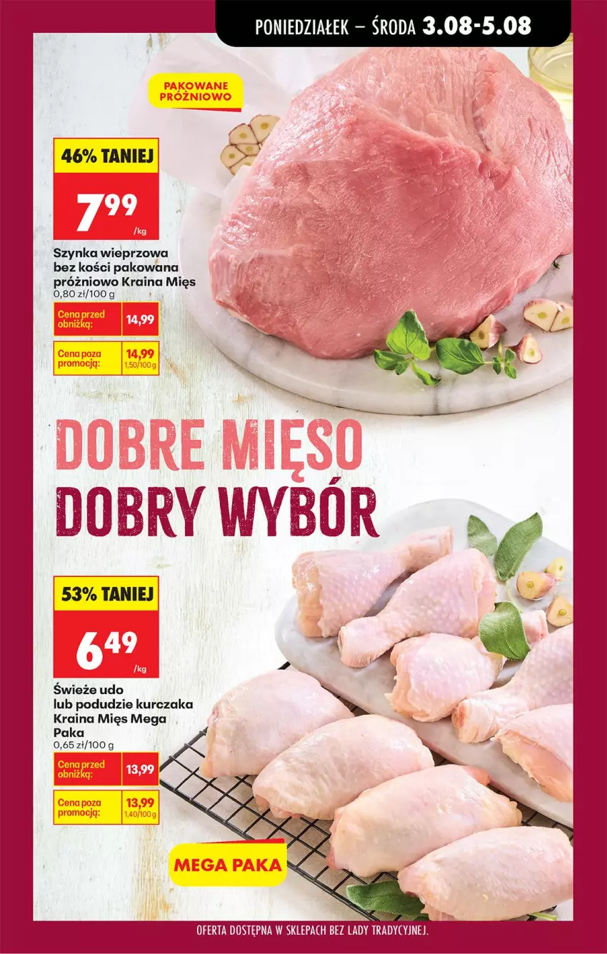 Gazetka promocyjna Biedronka - Od Poniedziałku - ważna 03.08 do 08.08.2026 - strona 27 - produkty: Kurczak, Szynka, Szynka wieprzowa