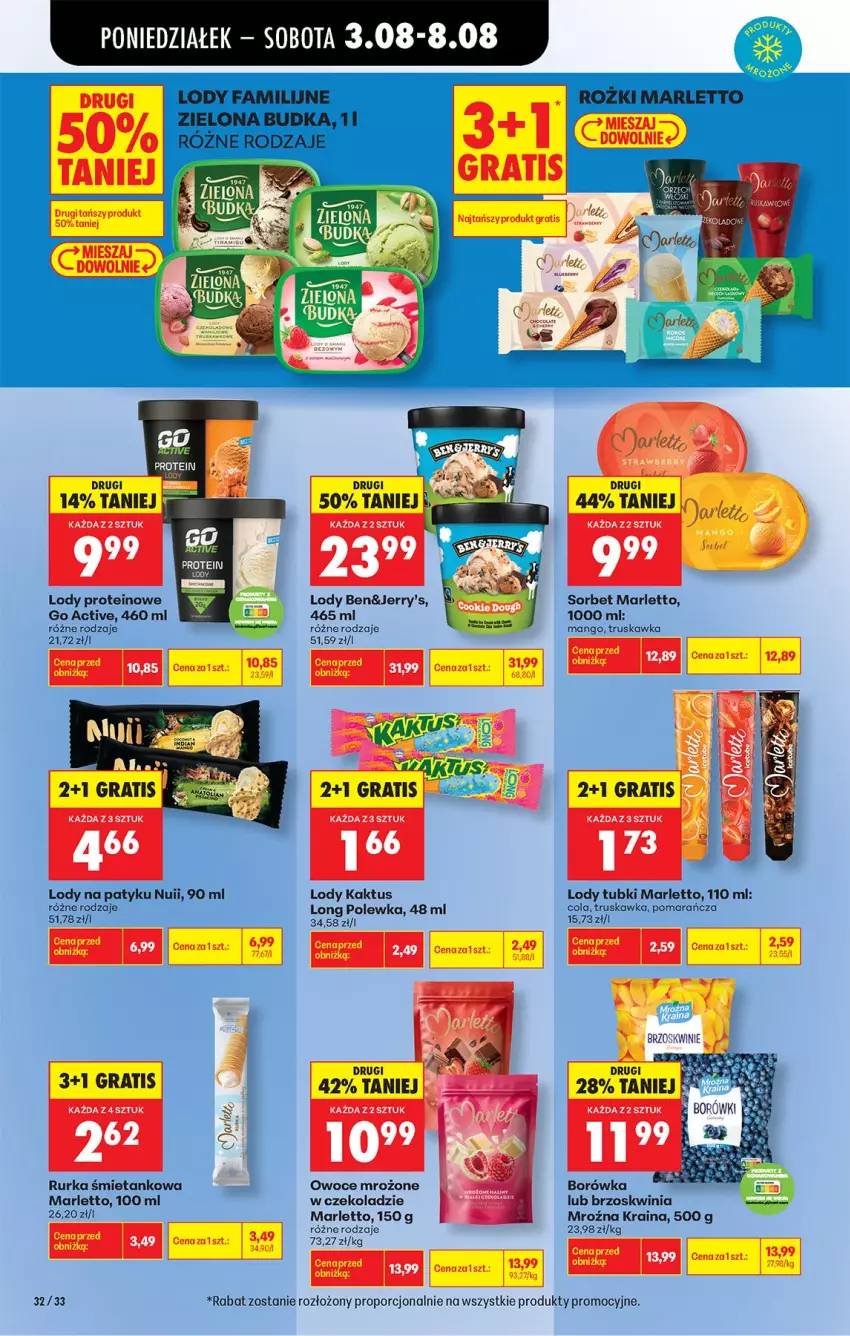 Gazetka promocyjna Biedronka - Od Poniedziałku - ważna 03.08 do 08.08.2026 - strona 44 - produkty: Borówka, Gra, Kaktus, Lody, Mango, Noż, Owoce, Por