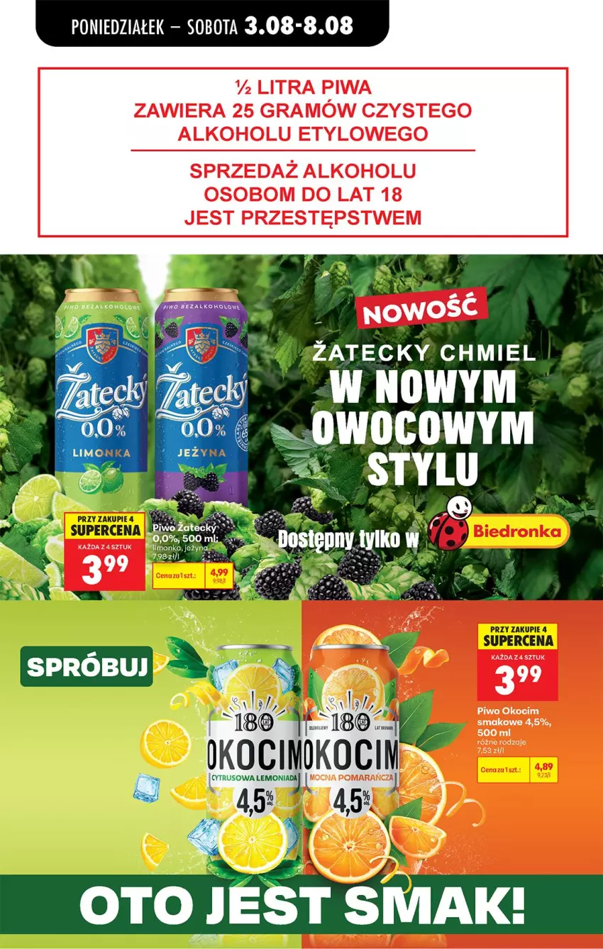 Gazetka promocyjna Biedronka - Od Poniedziałku - ważna 03.08 do 08.08.2026 - strona 65 - produkty: Gra, Koc, Okocim, Piwa, Piwo