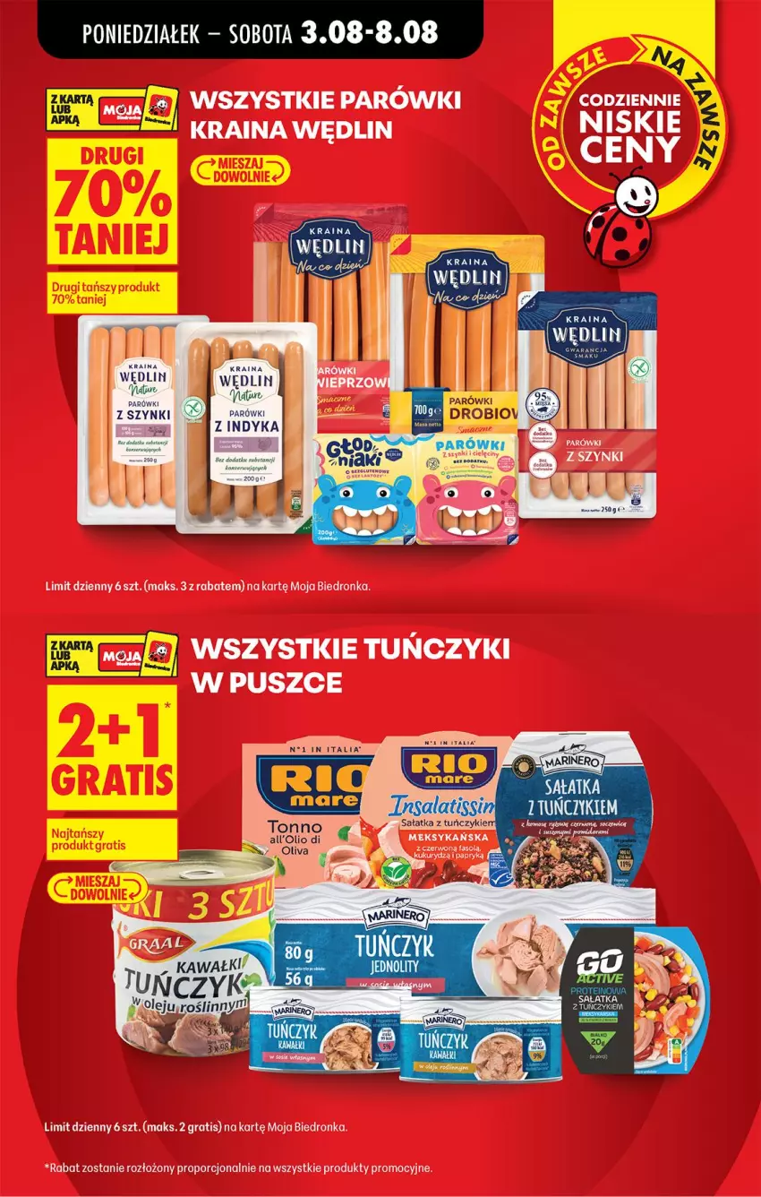Gazetka promocyjna Biedronka - Od Poniedziałku - ważna 03.08 do 08.08.2026 - strona 7 - produkty: Fa, Gra, Parówki, Por