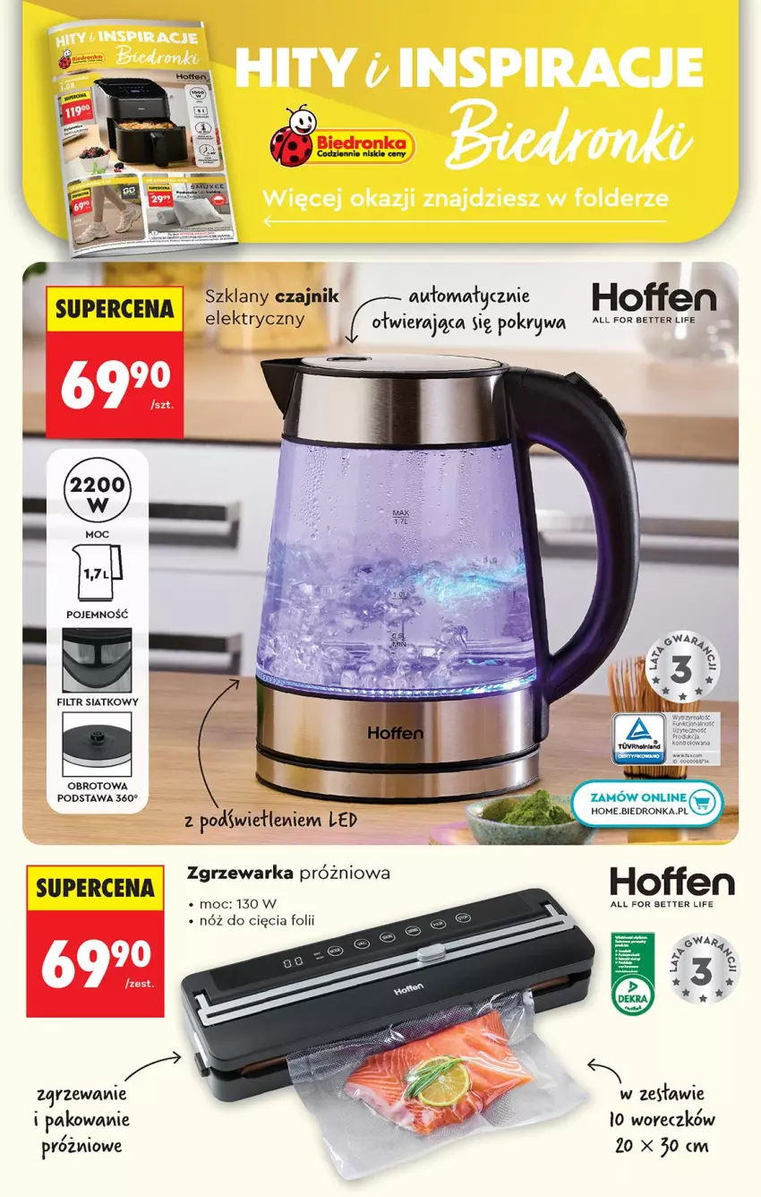 Gazetka promocyjna Biedronka - Od Poniedziałku - ważna 03.08 do 08.08.2026 - strona 76 - produkty: Czajnik, Pokrywa, Warka