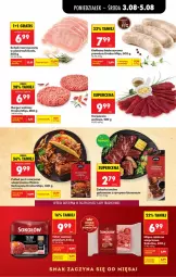 Gazetka promocyjna Biedronka - Od Poniedziałku - Gazetka - ważna od 08.08 do 08.08.2026 - strona 29 - produkty: Mięso mielone, Sok, Por, Sokołów, Carpaccio, Wieprzowina, Duda, Burger, Syrop, Kiełbasa biała, Kiełbasa, Mięso, Fa