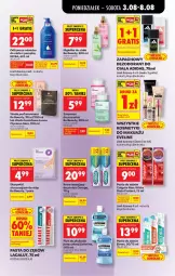 Gazetka promocyjna Biedronka - Od Poniedziałku - Gazetka - ważna od 08.08 do 08.08.2026 - strona 67 - produkty: Woda perfumowana, Top, Gra, Corega, Listerine, Eveline, Dezodorant, Perfum, Pasta do zębów, Karp, Adidas, Skarpetki, Lacalut, Mleczko, Płyn do płukania, Woda toaletowa, Be Be, Elmex, Colgate, Woda, Nivea, LG