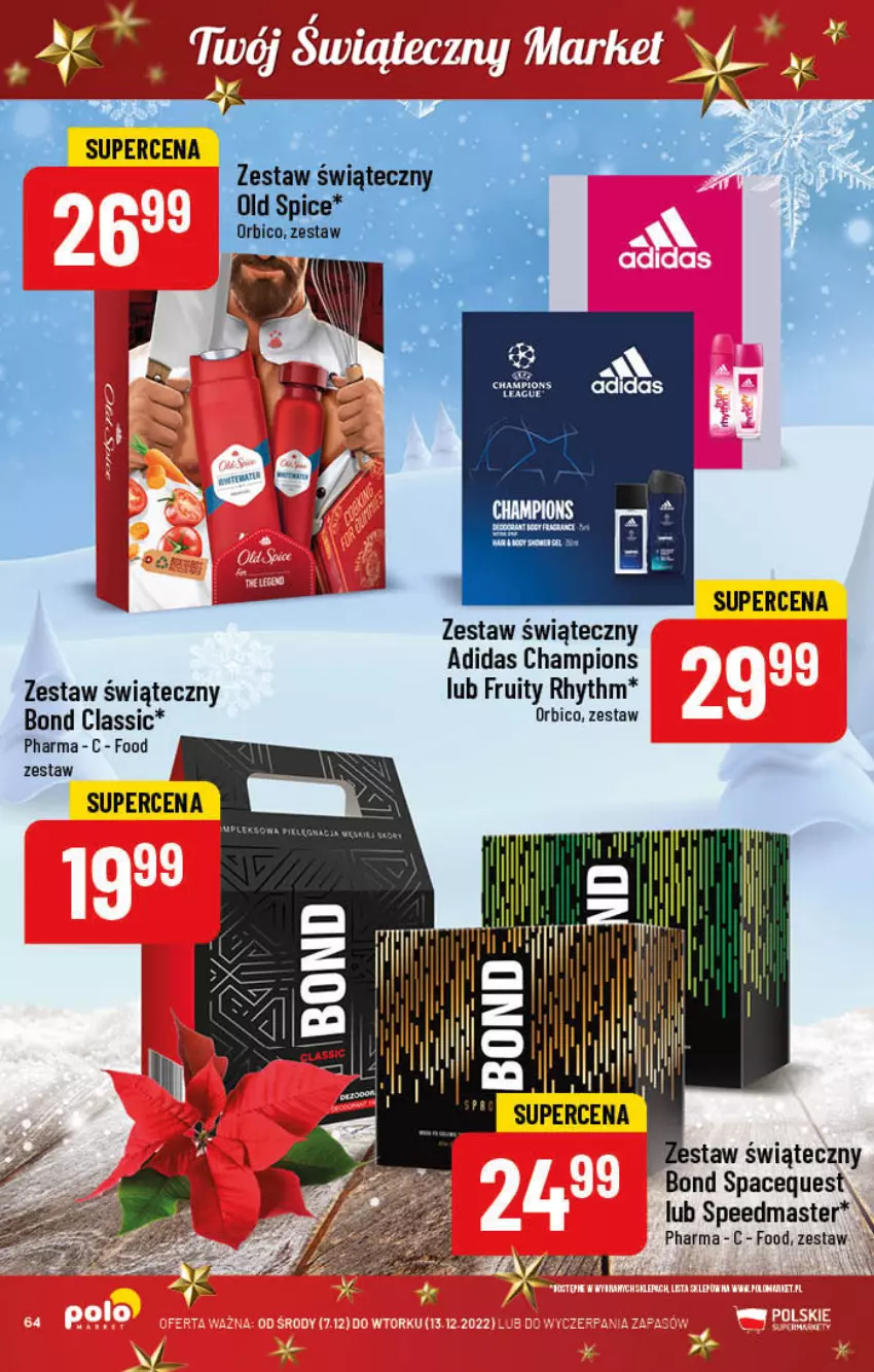 Gazetka promocyjna PoloMarket - Gazetka pomocyjna - ważna 07.12 do 13.12.2022 - strona 64 - produkty: Adidas, BIC, Ocet