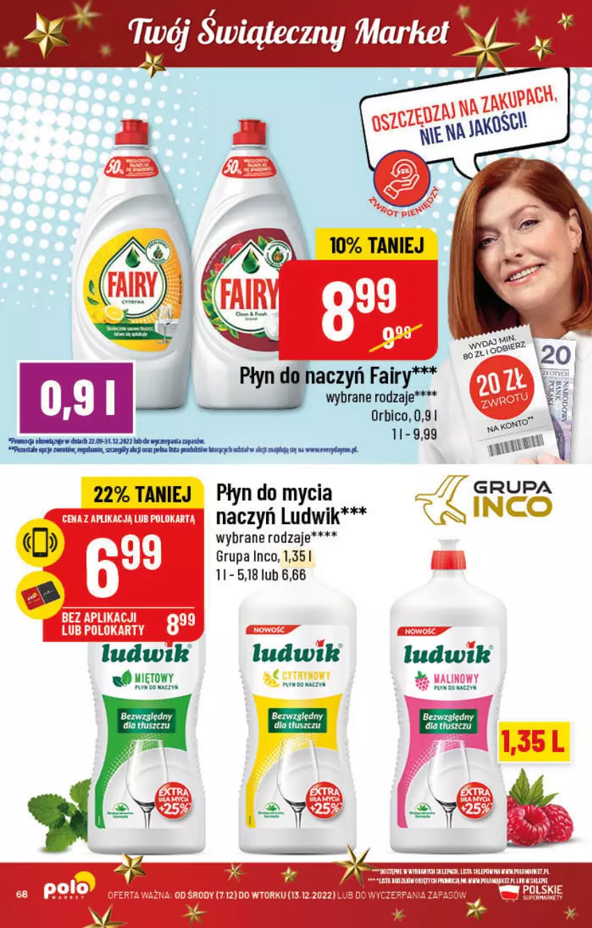 Gazetka promocyjna PoloMarket - Gazetka pomocyjna - ważna 07.12 do 13.12.2022 - strona 68 - produkty: BIC, Ludwik, Płyn do mycia