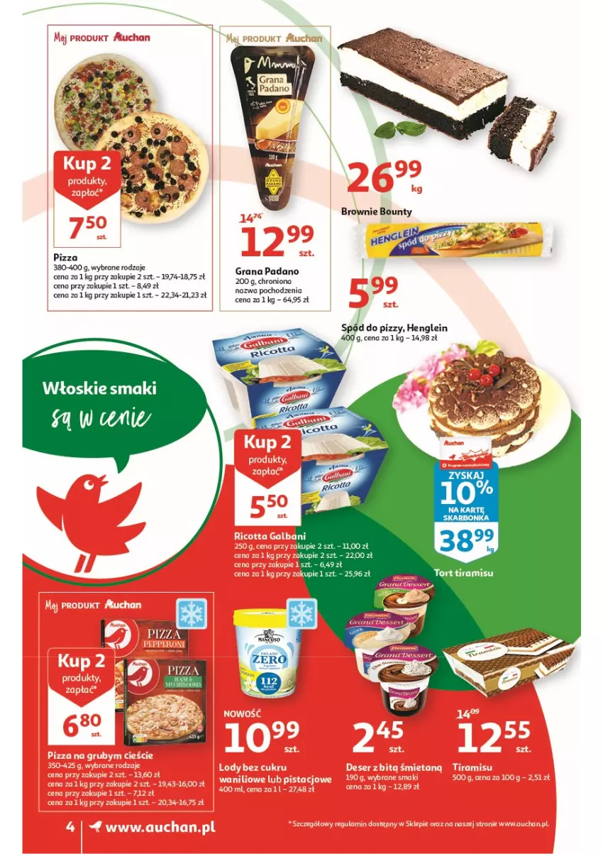 Gazetka promocyjna Auchan - Wiosenne superoferty są w cenie Supermarkety - ważna 05.05 do 11.05.2022 - strona 4 - produkty: Gra, Pizza, Spód do pizzy