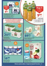 Gazetka promocyjna Auchan - Wiosenne superoferty są w cenie Supermarkety - Gazetka - ważna od 11.05 do 11.05.2022 - strona 9 - produkty: Piwa, Piwo, Nałęczowianka, Sok, Gra, Pampers, Papier, Kasztelan, Papier toaletowy, Sok jabłkowy, Tymbark, Dzieci, Woda, Napój