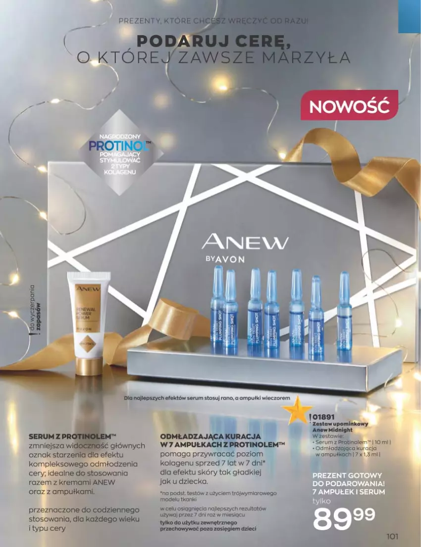 Gazetka promocyjna Avon - Katalog Avon 12/2022 kampania grudzień - ważna 01.12 do 31.12.2022 - strona 101 - produkty: Anew