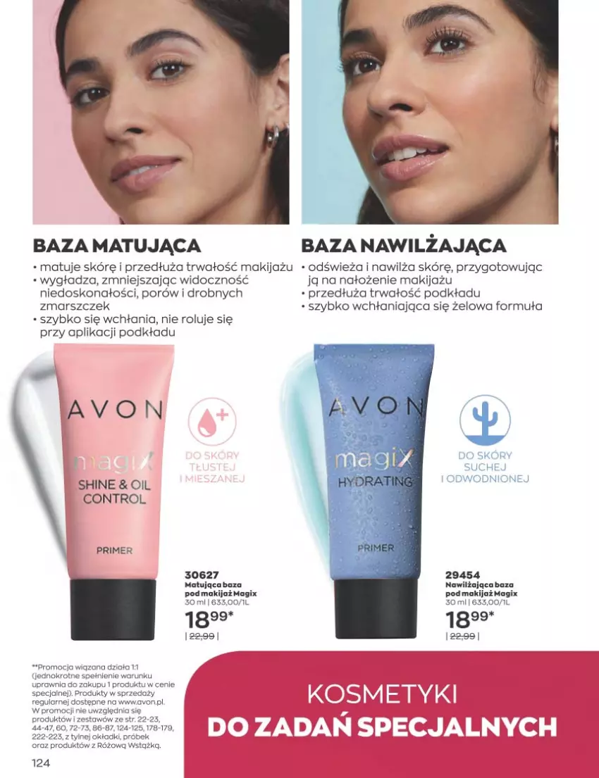 Gazetka promocyjna Avon - Katalog Avon 12/2022 kampania grudzień - ważna 01.12 do 31.12.2022 - strona 124 - produkty: Control, Makijaż, Mars, Podkład, Por