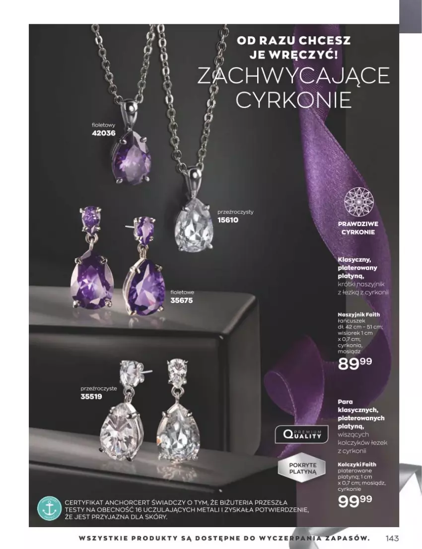 Gazetka promocyjna Avon - Katalog Avon 12/2022 kampania grudzień - ważna 01.12 do 31.12.2022 - strona 143 - produkty: Fa, Naszyjnik