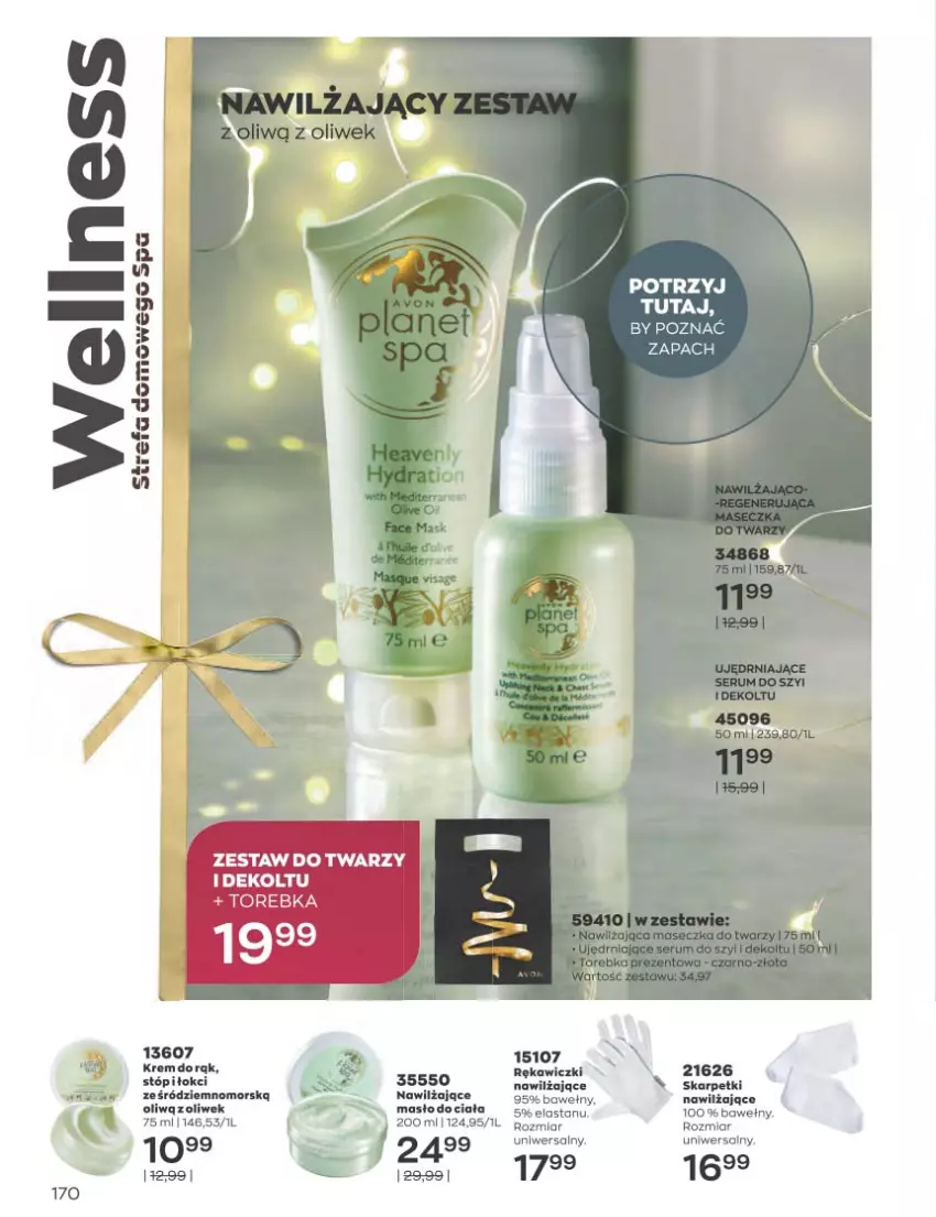 Gazetka promocyjna Avon - Katalog Avon 12/2022 kampania grudzień - ważna 01.12 do 31.12.2022 - strona 170 - produkty: Karp, Krem do rąk, Masło, Skarpetki