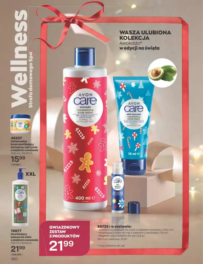 Gazetka promocyjna Avon - Katalog Avon 12/2022 kampania grudzień - ważna 01.12 do 31.12.2022 - strona 180 - produkty: Avocado, Bols, Krem nawilżający, Olej