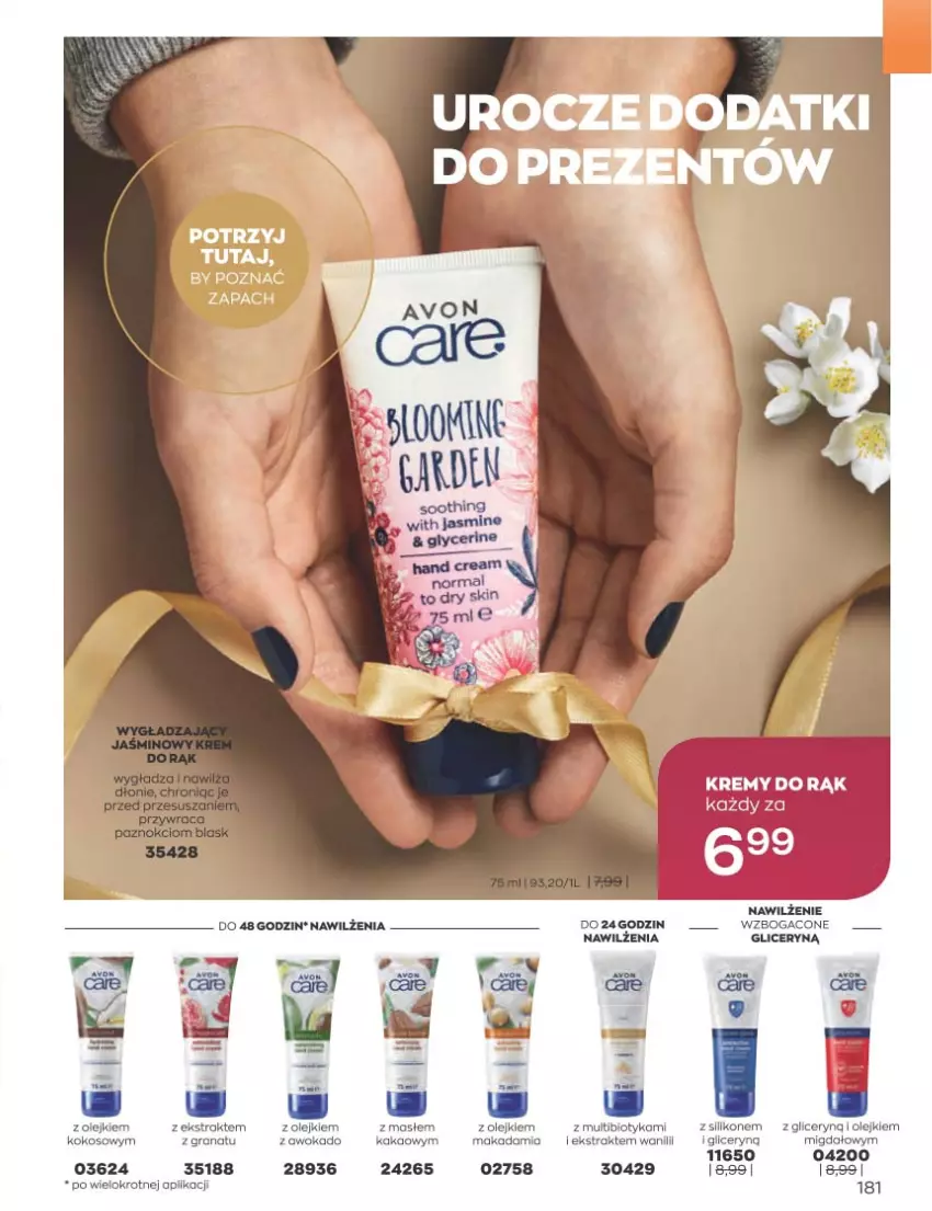 Gazetka promocyjna Avon - Katalog Avon 12/2022 kampania grudzień - ważna 01.12 do 31.12.2022 - strona 181 - produkty: Gra, Granat, Kokos, Mus, Olej