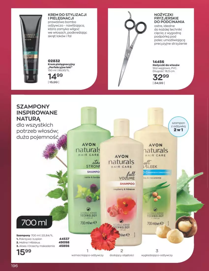 Gazetka promocyjna Avon - Katalog Avon 12/2022 kampania grudzień - ważna 01.12 do 31.12.2022 - strona 196 - produkty: Fa, LG, Noż, Nożyczki, Szampon, Top