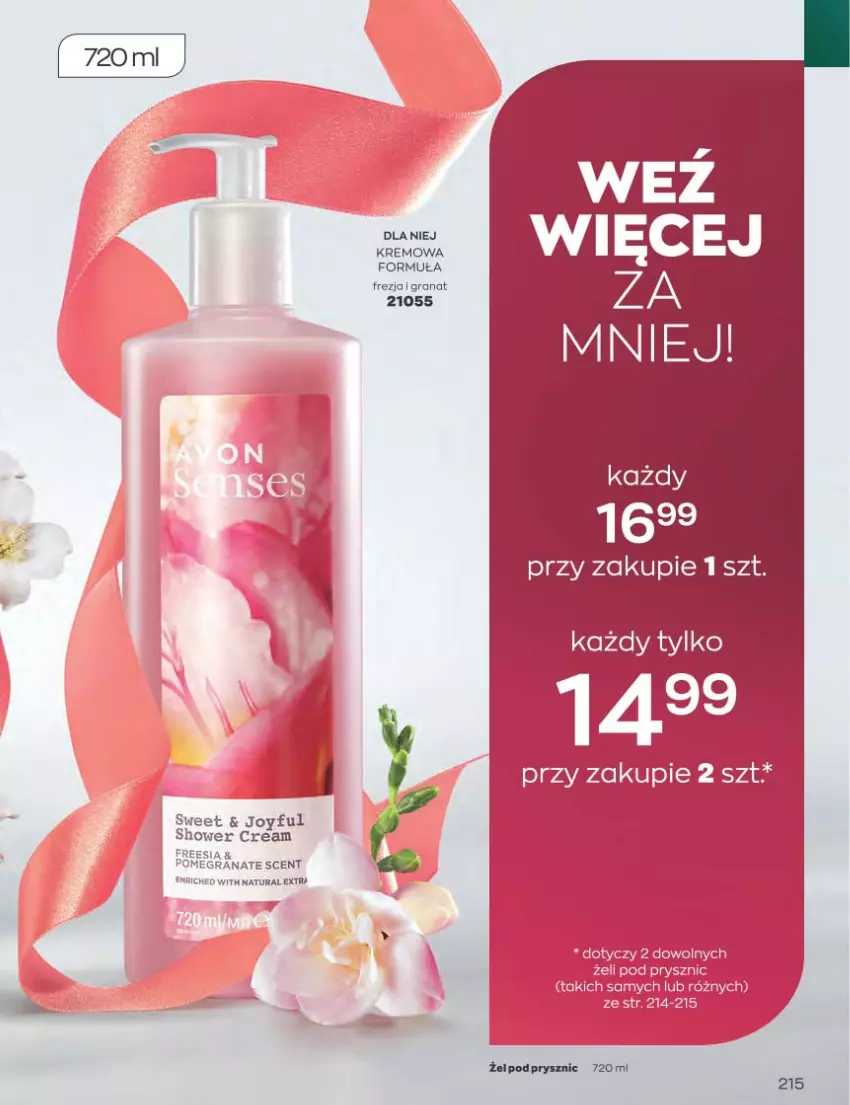 Gazetka promocyjna Avon - Katalog Avon 12/2022 kampania grudzień - ważna 01.12 do 31.12.2022 - strona 215 - produkty: Gra, Granat