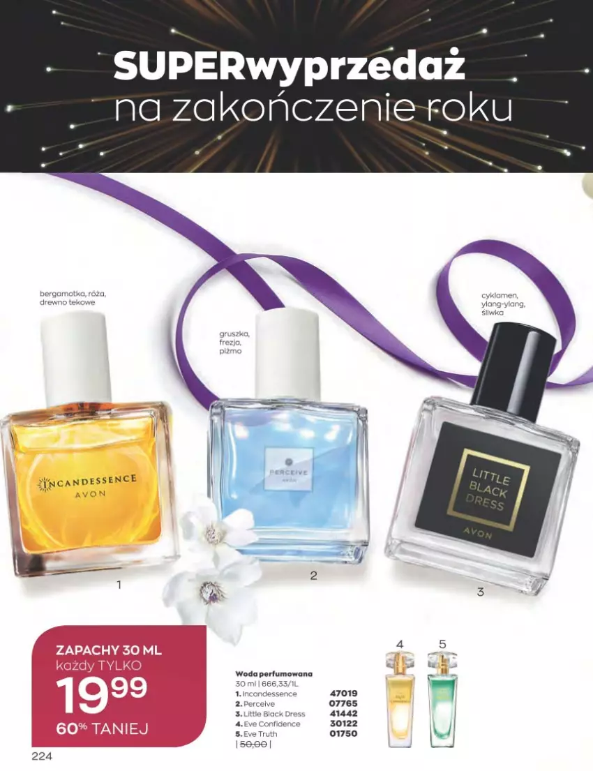 Gazetka promocyjna Avon - Katalog Avon 12/2022 kampania grudzień - ważna 01.12 do 31.12.2022 - strona 224 - produkty: Dres, Fa, Lack, Perfum, Róża, Woda, Woda perfumowana