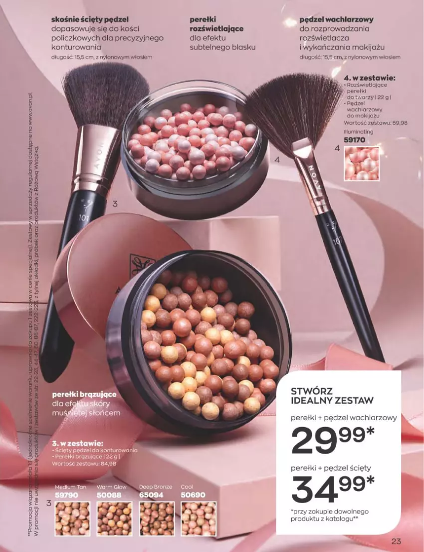 Gazetka promocyjna Avon - Katalog Avon 12/2022 kampania grudzień - ważna 01.12 do 31.12.2022 - strona 23 - produkty: LANA, Makijaż, Rozświetlacz