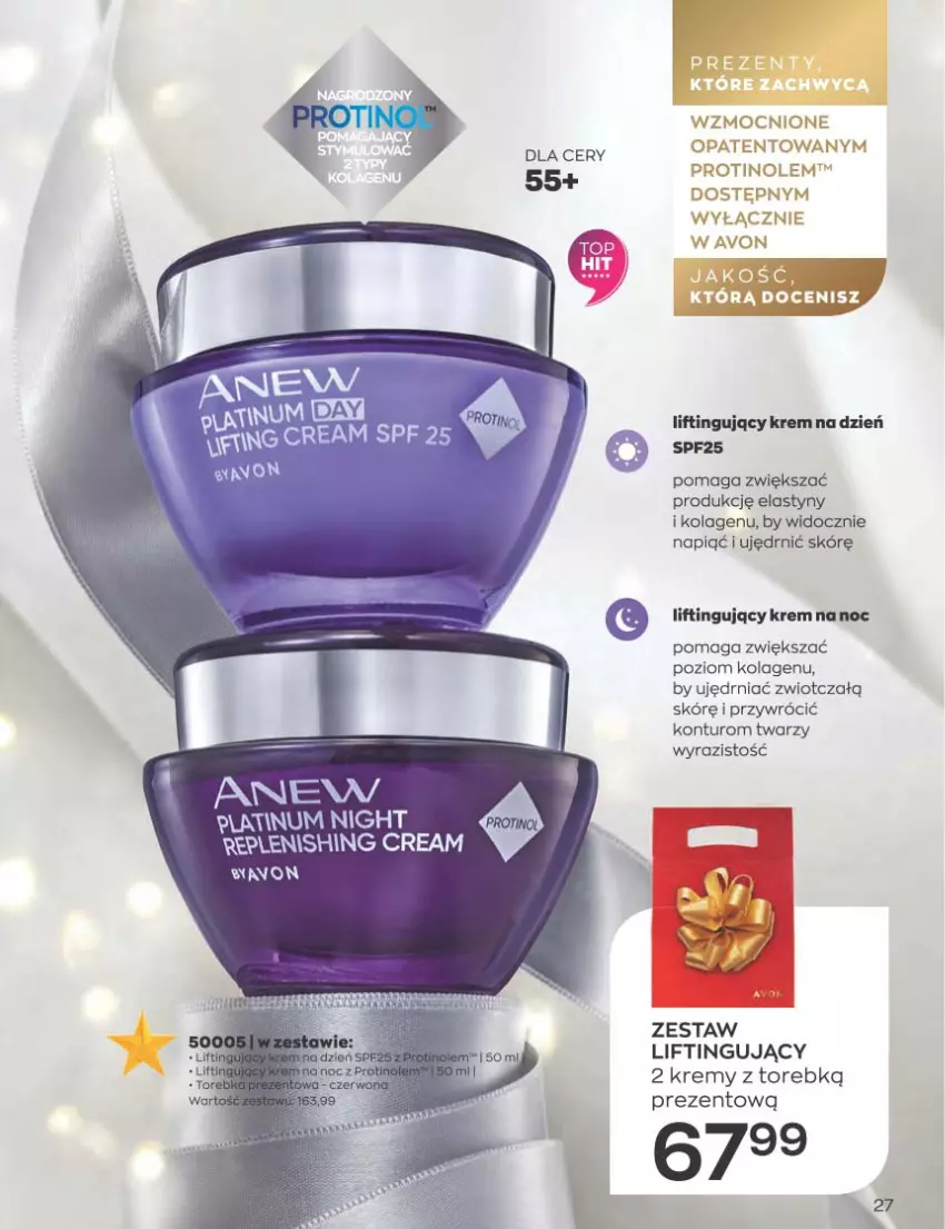 Gazetka promocyjna Avon - Katalog Avon 12/2022 kampania grudzień - ważna 01.12 do 31.12.2022 - strona 27 - produkty: Kolagen, Krem na dzień