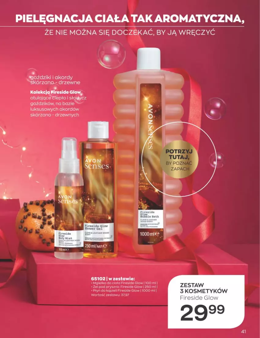 Gazetka promocyjna Avon - Katalog Avon 12/2022 kampania grudzień - ważna 01.12 do 31.12.2022 - strona 41 - produkty: Fa, Płyn do kąpieli