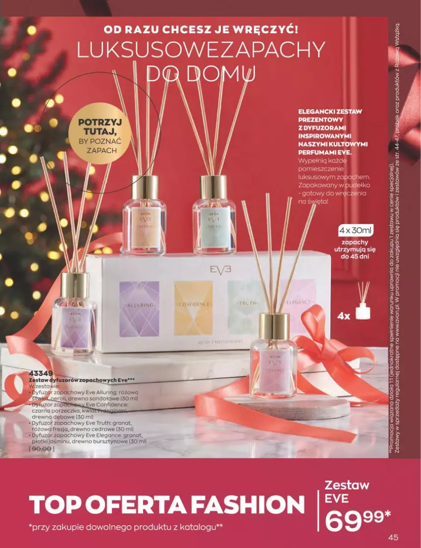 Gazetka promocyjna Avon - Katalog Avon 12/2022 kampania grudzień - ważna 01.12 do 31.12.2022 - strona 45 - produkty: Bursztyn, Gra, Granat, Por, Sandał