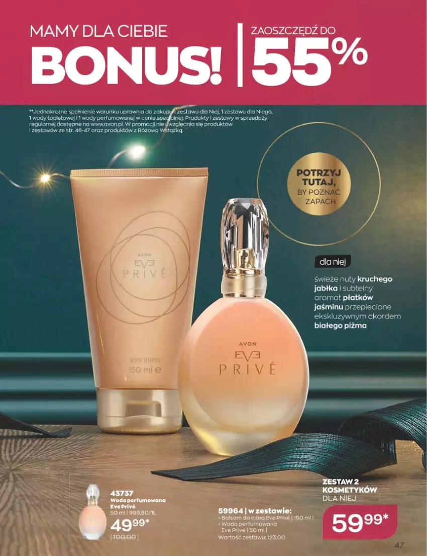 Gazetka promocyjna Avon - Katalog Avon 12/2022 kampania grudzień - ważna 01.12 do 31.12.2022 - strona 47 - produkty: Jabłka, Nuty, Perfum