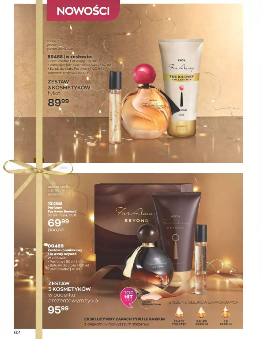 Gazetka promocyjna Avon - Katalog Avon 12/2022 kampania grudzień - ważna 01.12 do 31.12.2022 - strona 62 - produkty: Balsam do ciała, Fa, LANA, Perfum