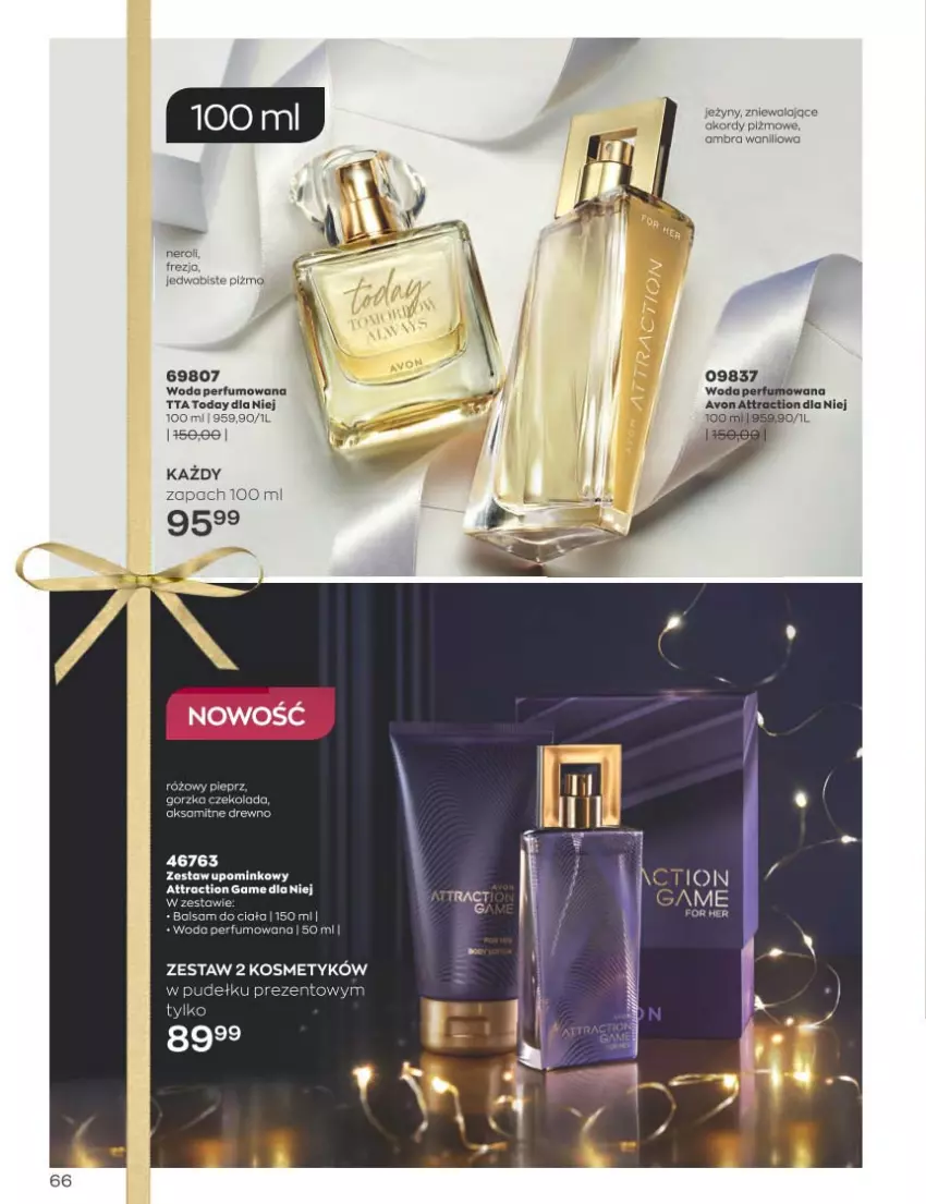 Gazetka promocyjna Avon - Katalog Avon 12/2022 kampania grudzień - ważna 01.12 do 31.12.2022 - strona 66 - produkty: Aksam, Balsam do ciała, Fa, Perfum