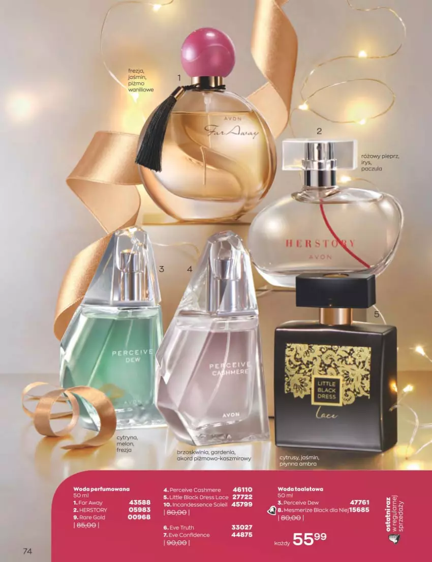 Gazetka promocyjna Avon - Katalog Avon 12/2022 kampania grudzień - ważna 01.12 do 31.12.2022 - strona 74 - produkty: Fa, Pieprz