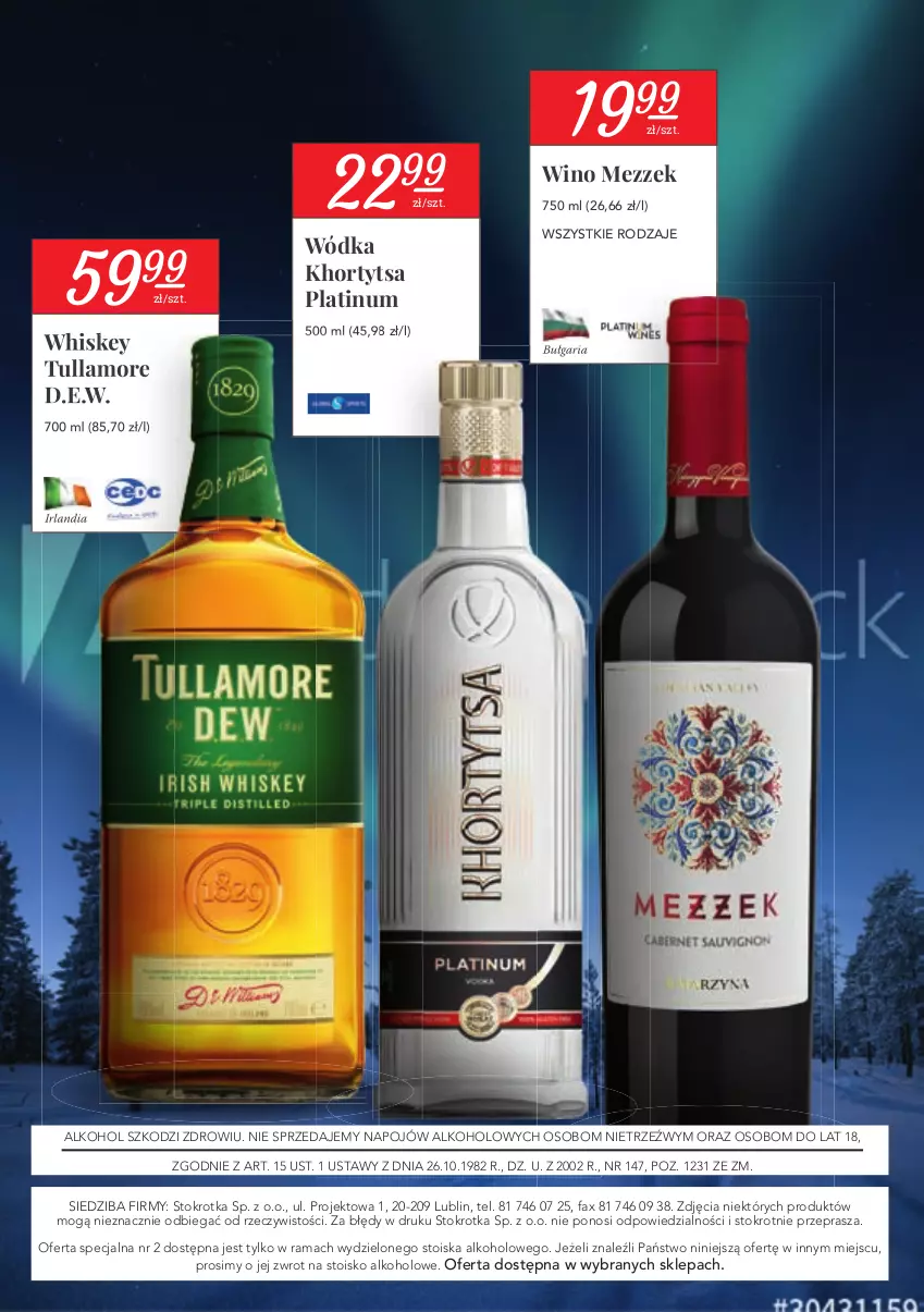 Gazetka promocyjna Stokrotka - Oferta alkoholowa - ważna 28.01 do 24.02.2021 - strona 16 - produkty: Fa, Rama, Whiskey, Wino, Wódka