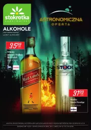 Gazetka promocyjna Stokrotka - Oferta alkoholowa - Gazetka - ważna od 24.02 do 24.02.2021 - strona 1 - produkty: Koc, Johnnie Walker, Wódka, Stock, Whisky