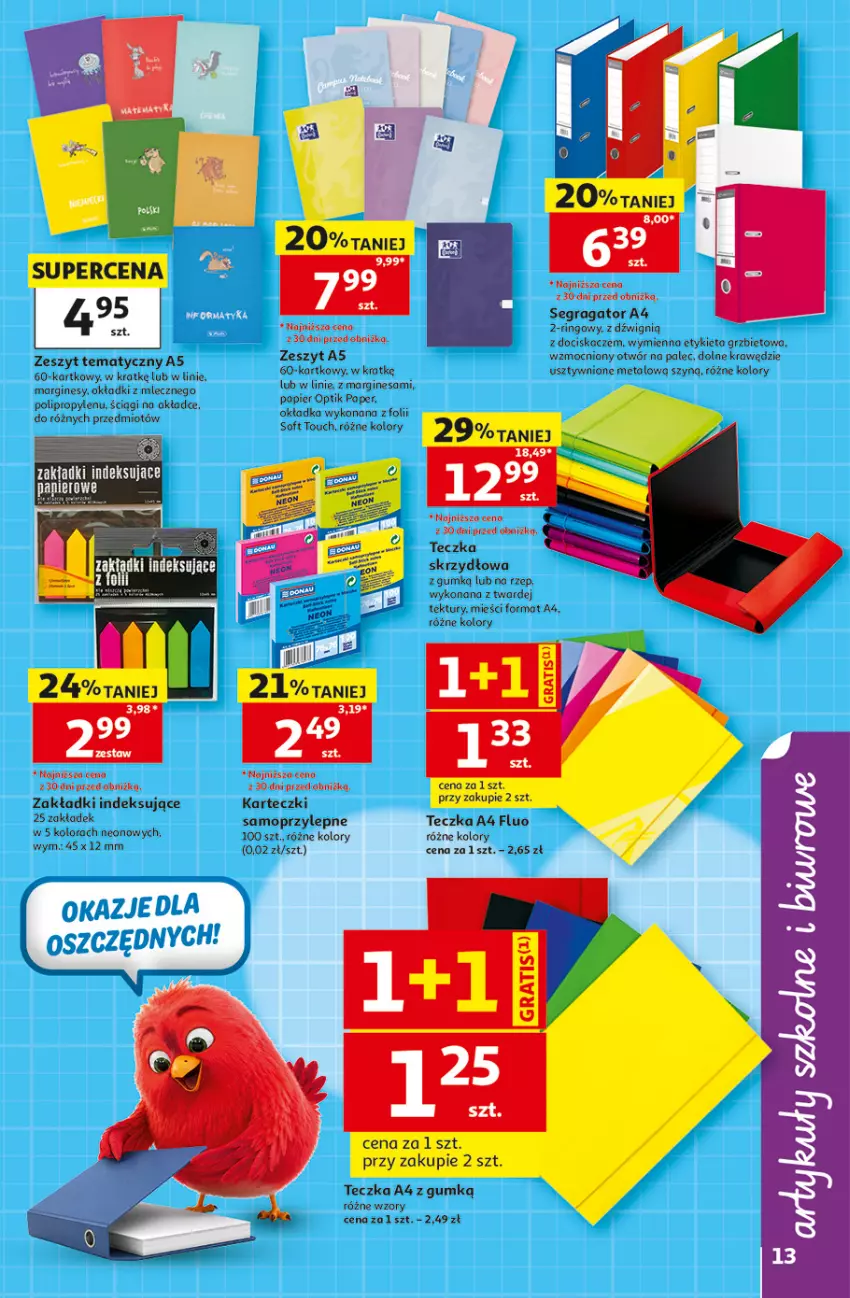 Gazetka promocyjna Auchan - 30 Lat Hipermarket - ważna 30.07 do 05.08.2026 - strona 13 - produkty: Dźwig, Gin, Gra, Karteczki samoprzylepne, Mop, Papier, Szyna