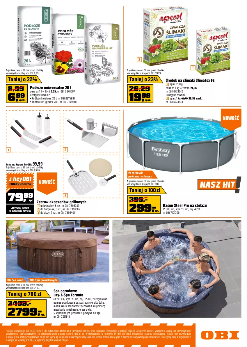 Gazetka promocyjna Obi - Gazetka OBI - ważna 20.05 do 01.06.2026 - strona 5 - produkty: Burger, Grill, Krzesło, Mobil, Ogród, Parasol, Pokrywa