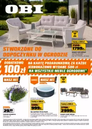 Gazetka promocyjna Obi - Gazetka OBI - Gazetka - ważna od 01.06 do 01.06.2026 - strona 1 - produkty: Sok, Por, Telefon, Stolik, Sofa, Dres, Fotel, Meble, Pokrywa, Fa