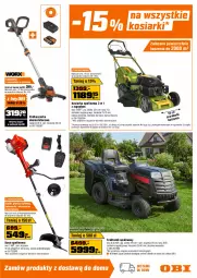 Gazetka promocyjna Obi - Gazetka OBI - Gazetka - ważna od 01.06 do 01.06.2026 - strona 7 - produkty: Piec, Kora ogrodowa, Kosz, Warka, Dzieci, Płyta, Kasza, Kosiarka, Traktor, Akumulator