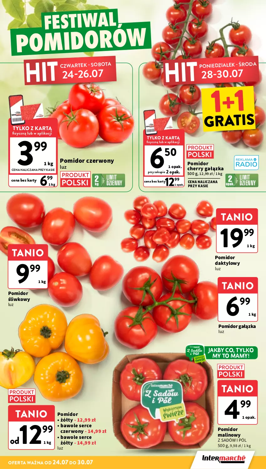 Gazetka promocyjna Intermarche - Gazetka promocyjna - ważna 24.07 do 30.07.2025 - strona 9 - produkty: Gra, Pomidor malinowy, Ser