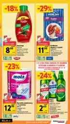 Gazetka promocyjna Intermarche - Gazetka promocyjna - Gazetka - ważna od 30.07 do 30.07.2025 - strona 3 - produkty: Piwo, Ketchup, Por, Papier, Perła, Ręcznik, Mola, Morliny, Kotlin, Kiełbasa, Kiełbasa śląska