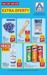 Gazetka promocyjna Aldi - Extra oferty - Gazetka - ważna od 03.10 do 03.10.2026 - strona 4 - produkty: Ciasto francuskie, Gin, Gra, Chipsy, Krewetki, Pringles, Woda mineralna, Woda