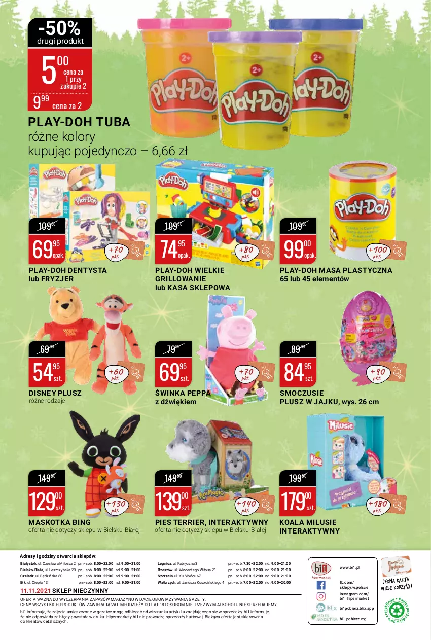 Gazetka promocyjna Bi1 - Zabawkowa kraina - ważna 03.11 do 16.11.2021 - strona 16 - produkty: Dentysta, Disney, Dres, Fa, Gra, Grill, Inka, Play-Doh, Tera