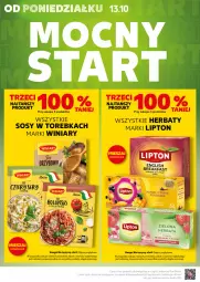 Gazetka promocyjna Kaufland - Mocny Start - Gazetka - ważna od 15.10 do 15.10.2025 - strona 4 - produkty: Torebka, Sos, Por, Winiary, Lipton, Bazyl, Waga, Mango