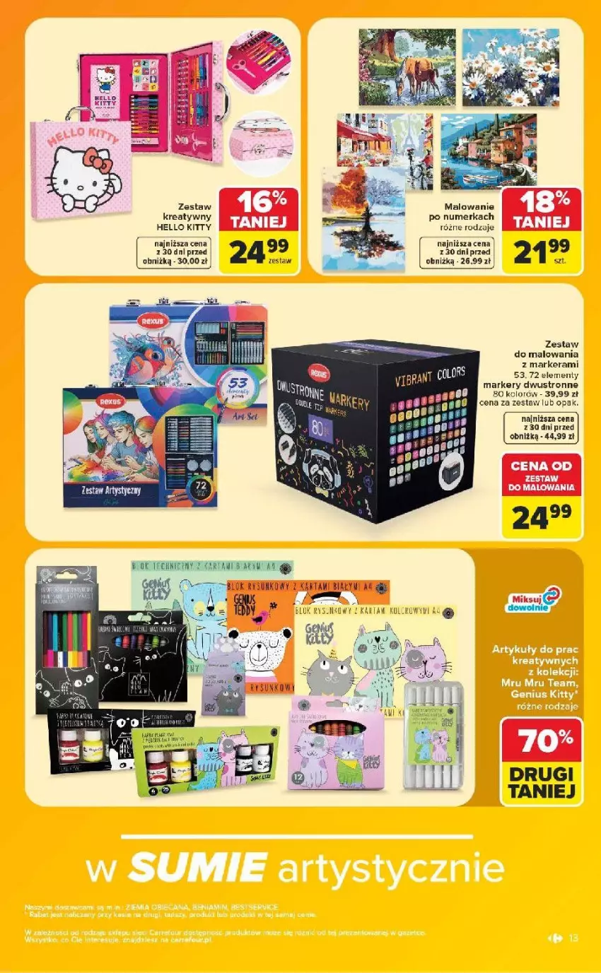 Gazetka promocyjna Carrefour - Gazetka Carrefour w SUMIE same okazje - ważna 13.07 do 25.07.2026 - strona 13 - produkty: LG, Marker, Zestaw do malowania
