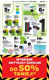 Gazetka promocyjna Netto - Gazetka - ważna od 17.01 do 17.01.2024 - strona 11 - produkty: Noż, Mop, Nożyczki, Marker, Klej, Biuro