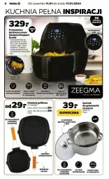 Gazetka promocyjna Netto - Gazetka - ważna od 17.01 do 17.01.2024 - strona 6 - produkty: Kurczak, Gra, Garnek, Ryba, Kuchnia, Patelnia grillowa, Stek, Sito, Krewetki, Frytki, Patelnia, Grill