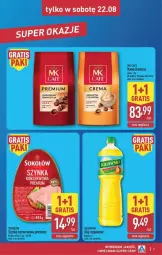 Gazetka promocyjna Aldi - Oferta weekendowa - Gazetka - ważna od 22.08 do 22.08.2026 - strona 3 - produkty: Kujawski, Sok, Ser, Kawa ziarnista, Sokołów, Kawa, Szynka konserwowa, Szynka, Aksam